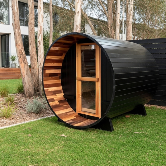 SWELL BLACK BARREL 4 - TRADITIONAL SAUNA FOR FOUR