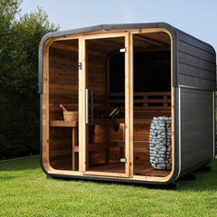 SWELL BLACK CUBE 6 - TRADITIONAL SAUNA FOR SIX