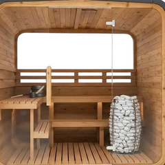 SWELL BLACK CUBE 6 - TRADITIONAL SAUNA FOR SIX