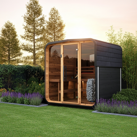 SWELL BLACK CUBE 6 - TRADITIONAL SAUNA FOR SIX