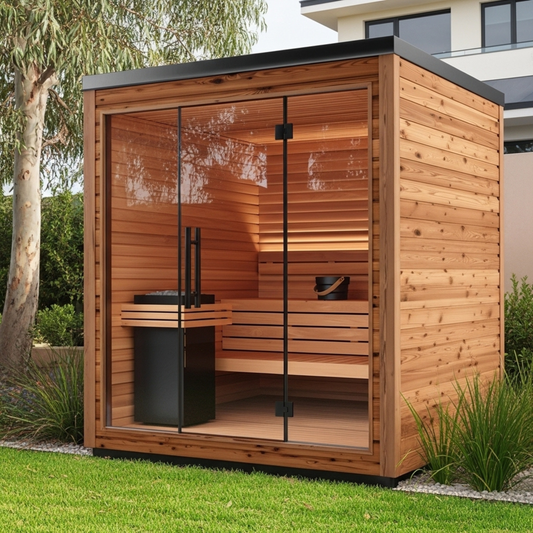 SWELL NATURAL FOREST 6 - OUTDOOR TRADITIONAL SAUNA FOR SIX