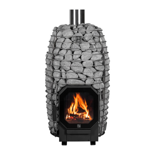 HUUM Hive Flow Sauna Stove (Front Feed – Load Wood from Inside)