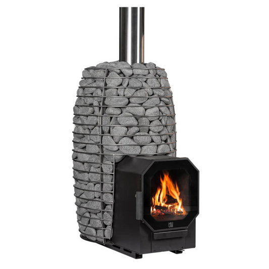 HUUM Hive Flow Sauna Stove (Rear Feed – Load Wood from Outside)