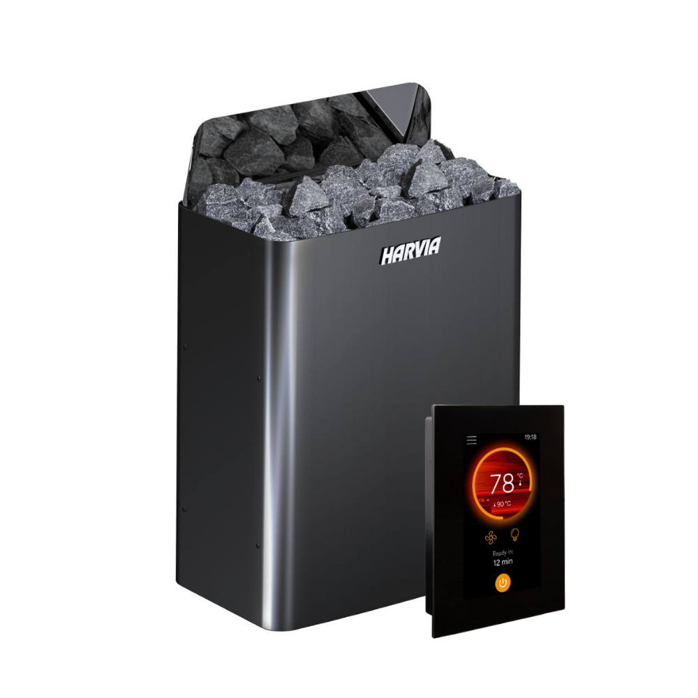 Harvia The Wall 6kW SW60E + Harvia Fenix Wifi Panel