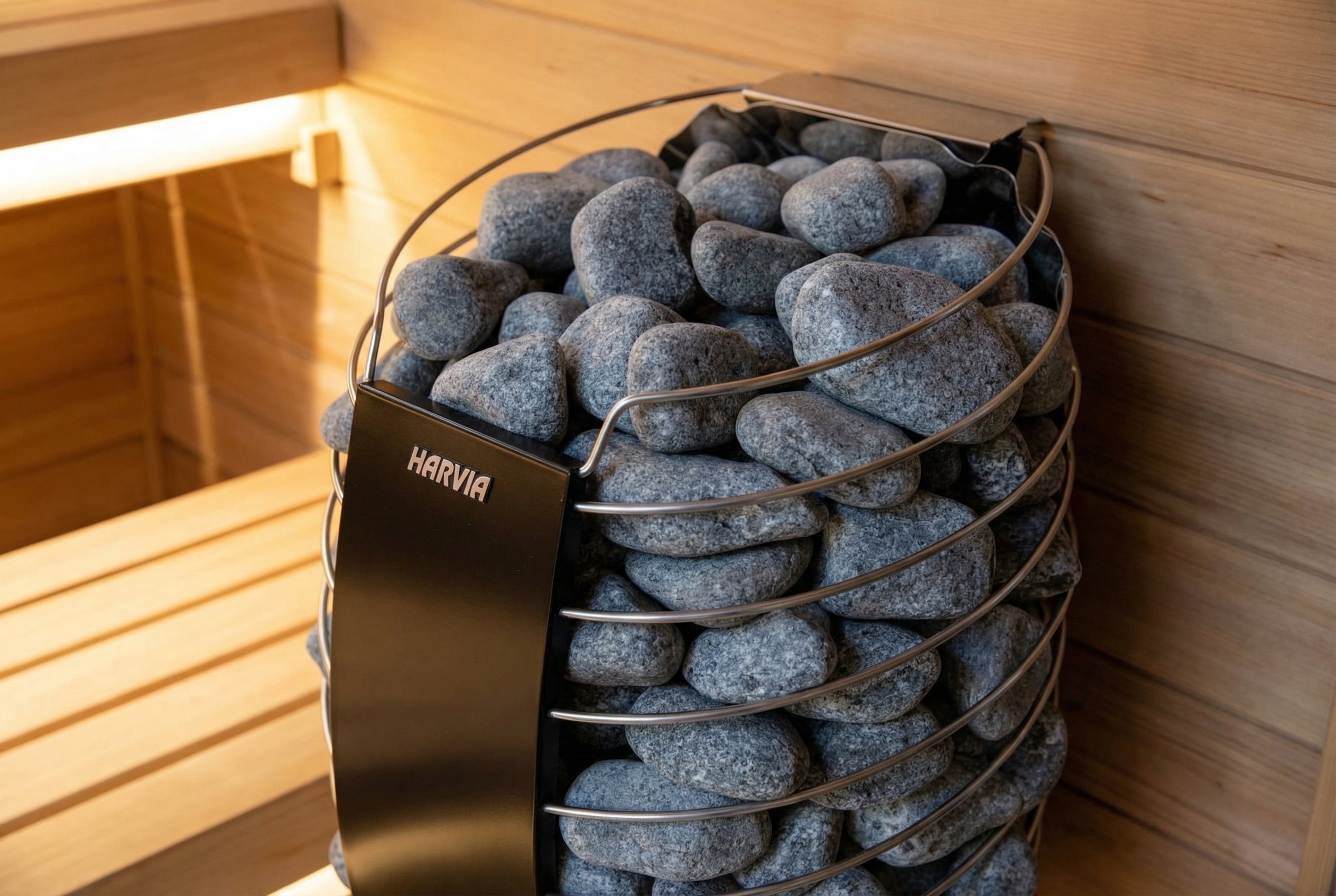 Swell White Retreat 4 4-person retreat sauna - Harvia heater, Spirit heater - retreat sauna