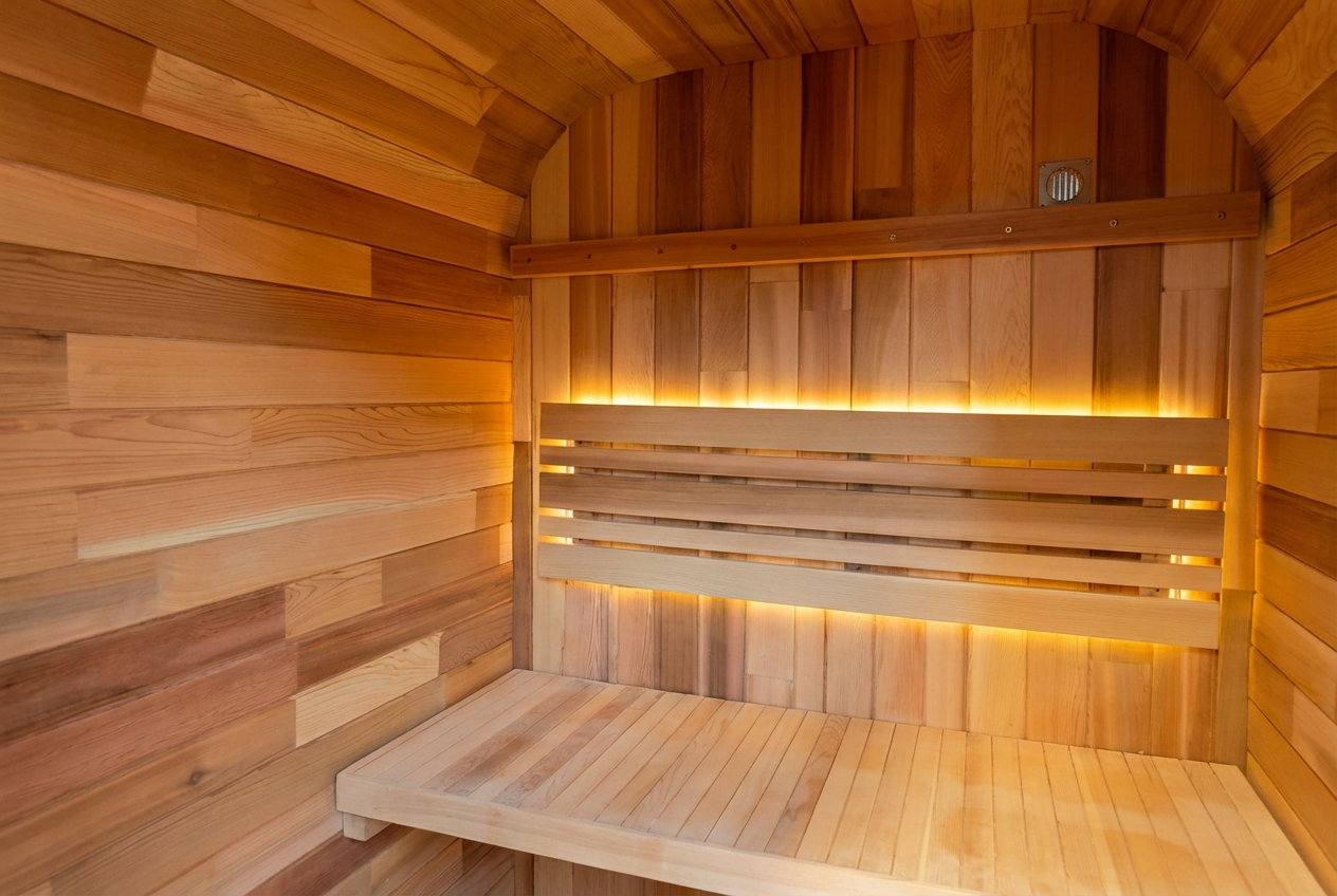 Swell Sport premium outdoor sauna and ice bath lifestyle image
