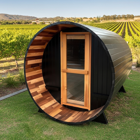 SWELL BLACK BARREL 4 - TRADITIONAL SAUNA FOR FOUR