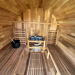 SWELL BLACK BARREL 4 - TRADITIONAL SAUNA FOR FOUR