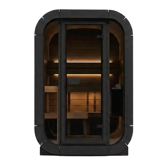 SWELL BLACK CUBE 2 - TRADITIONAL SAUNA FOR TWO