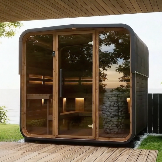 SWELL BLACK CUBE 6 - TRADITIONAL SAUNA FOR SIX