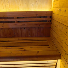 SWELL CUBE 6 – MODERN SQUARE SAUNA IN BLACK SPRUCE