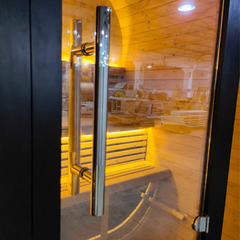 SWELL CUBE 6 – MODERN SQUARE SAUNA IN BLACK SPRUCE