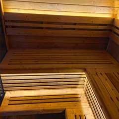 SWELL CUBE 6 – MODERN SQUARE SAUNA IN BLACK SPRUCE