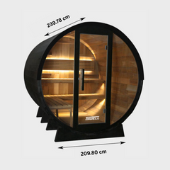 SWELL DRIFT 5 - OUTDOOR TRADITIONAL SAUNA FOR FIVE