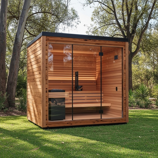 SWELL NATURAL FOREST 6 - OUTDOOR TRADITIONAL SAUNA FOR SIX