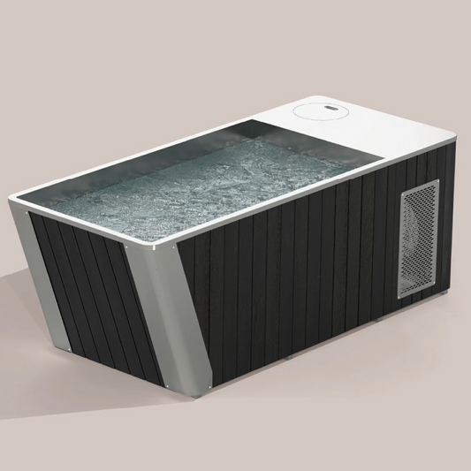 SWELL PLUNGE BLACK – ALL IN ONE ICE MAKING COLD PLUNGE FOR TWO