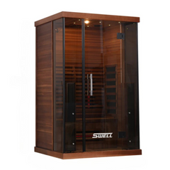 SWELL SHADOW 2 – CEDAR WOOD INFRARED SAUNA FOR TWO